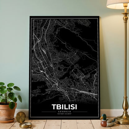 Tbilisi Modern Map Poster