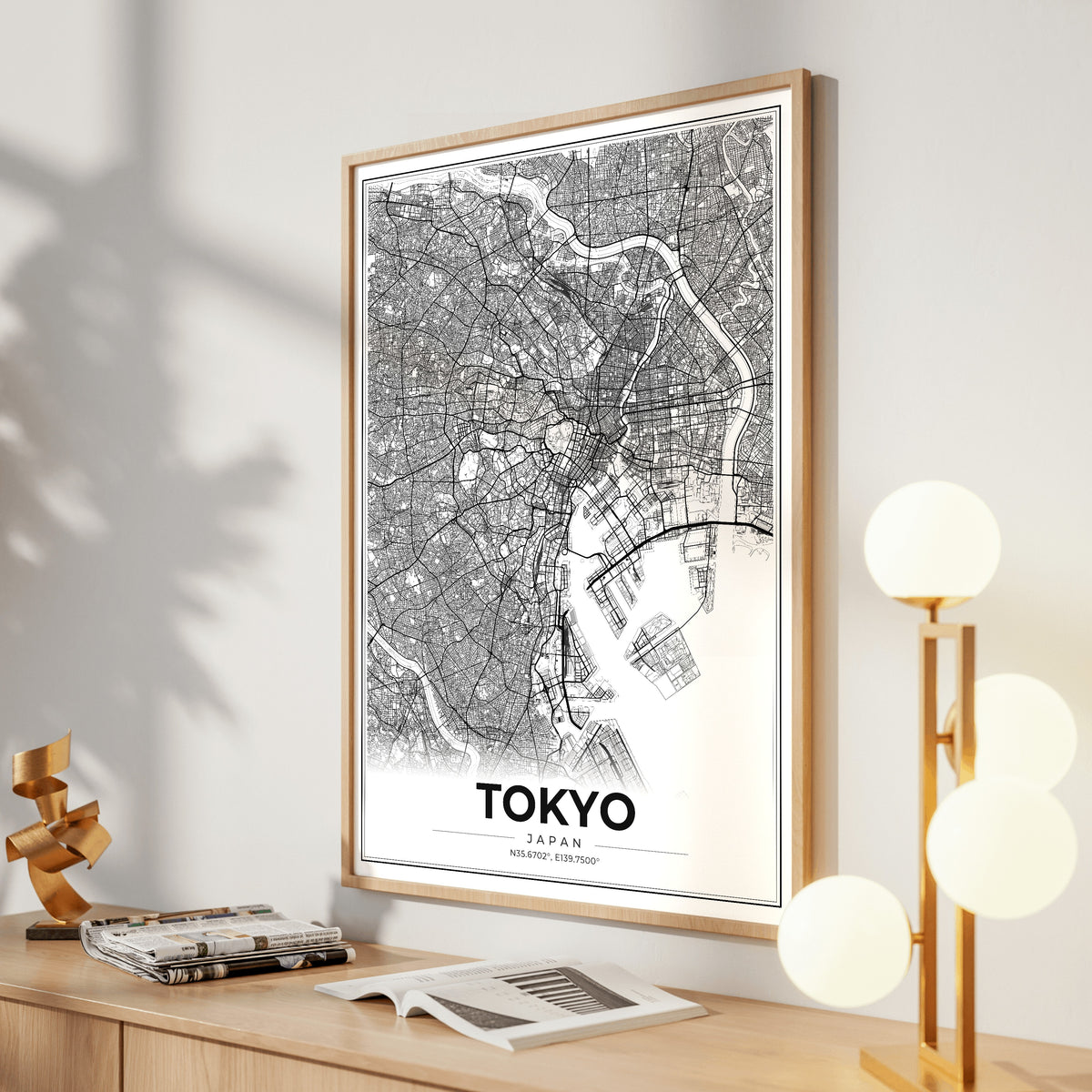 Tokyo Modern Map Poster