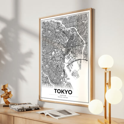 Tokyo Modern Map Poster