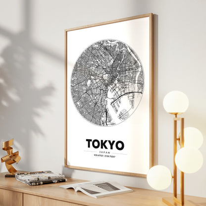 Tokyo Spot Map Poster