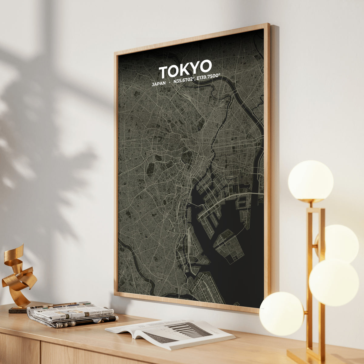 Tokyo Sable Map Poster