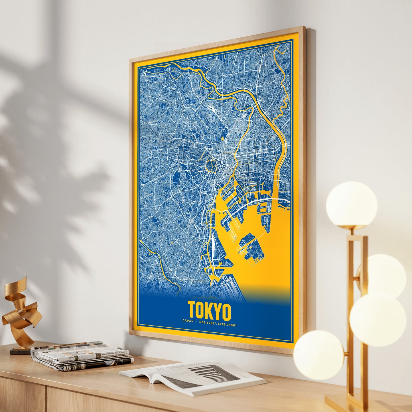 Tokyo Blockbuster Map Poster