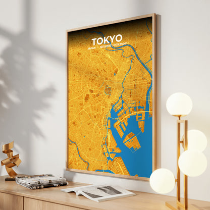 Tokyo Scorch Map Poster