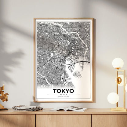 Tokyo Modern Map Poster
