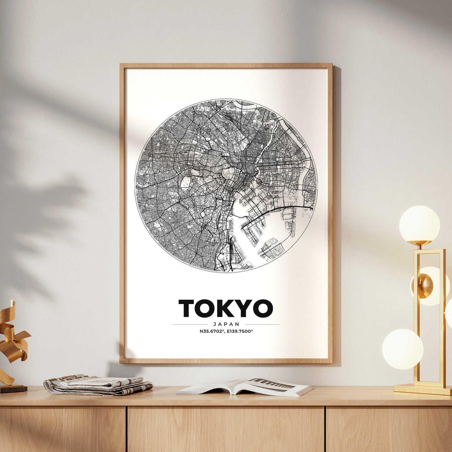 Tokyo Spot Map Poster