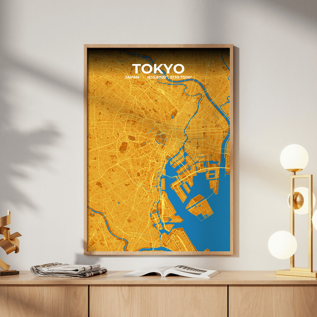 Tokyo Scorch Map Poster