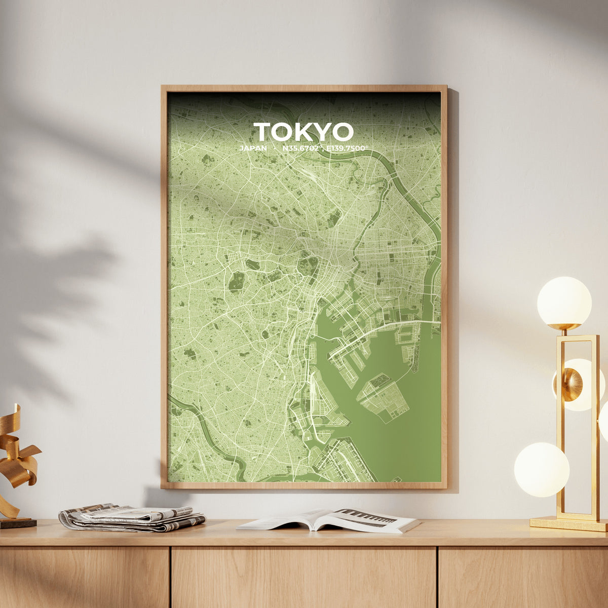 Tokyo Grove Map Poster