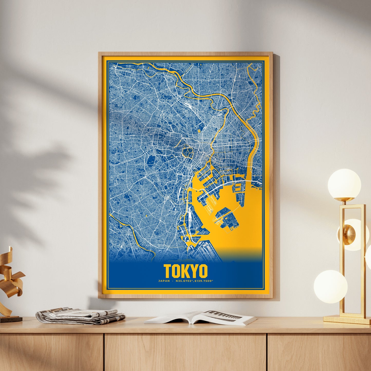 Tokyo Blockbuster Map Poster
