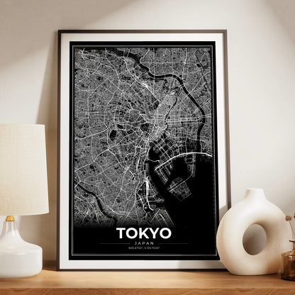Tokyo Modern Map Poster