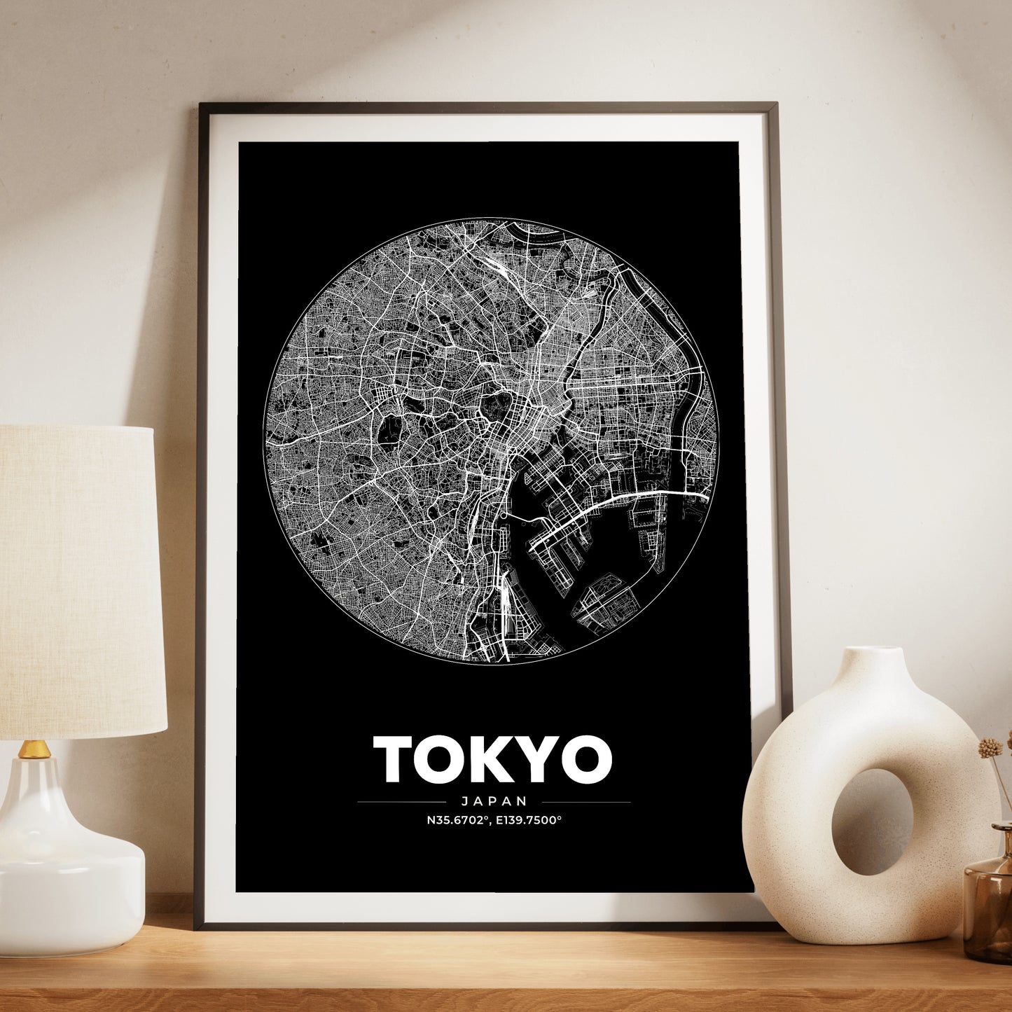 Tokyo Spot Map Poster