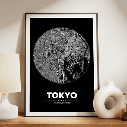 Tokyo Spot Map Poster
