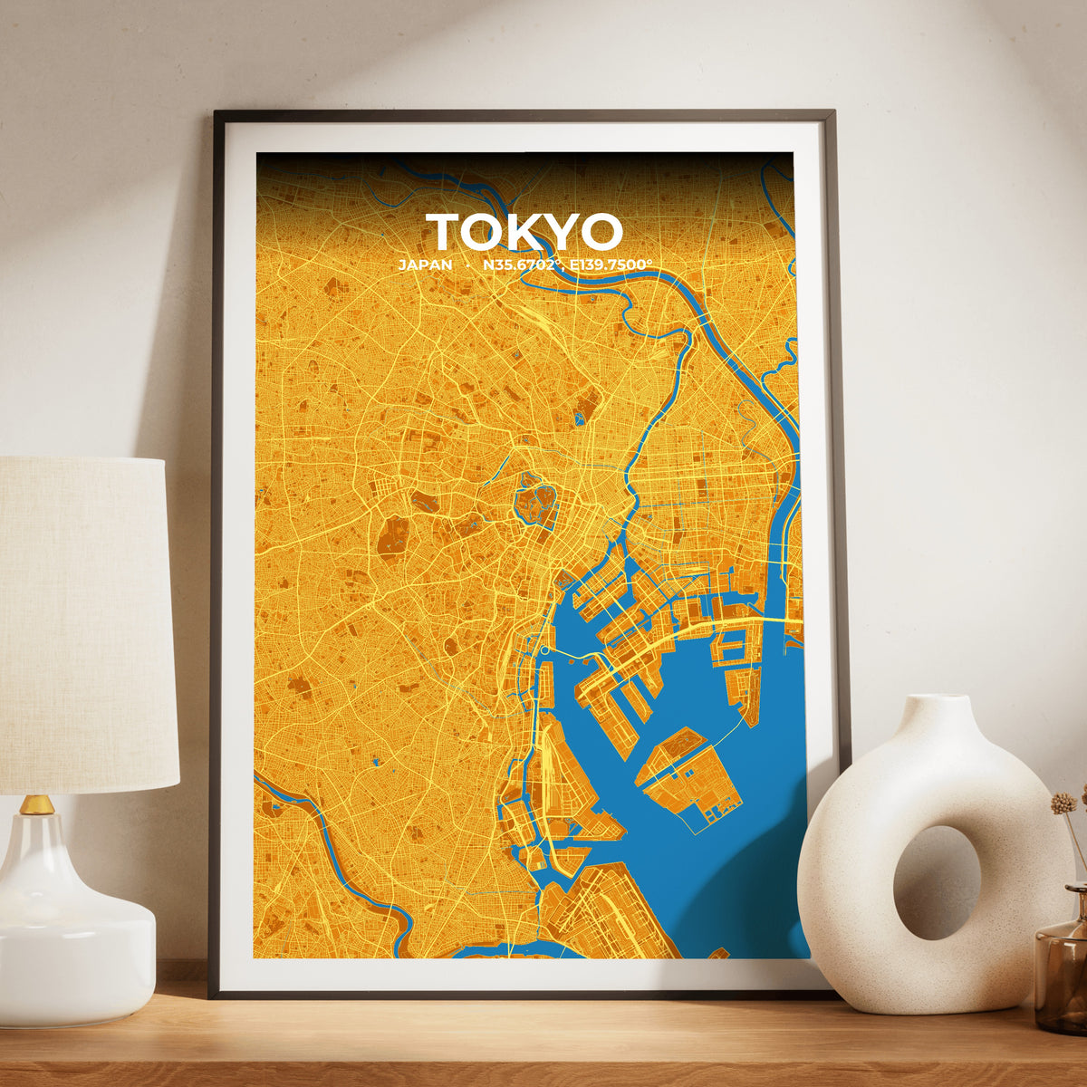 Tokyo Scorch Map Poster