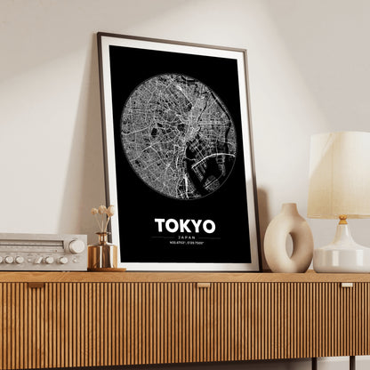Tokyo Spot Map Poster
