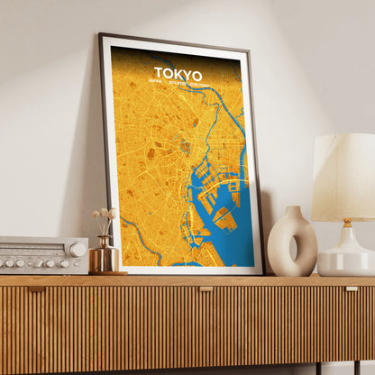 Tokyo Scorch Map Poster
