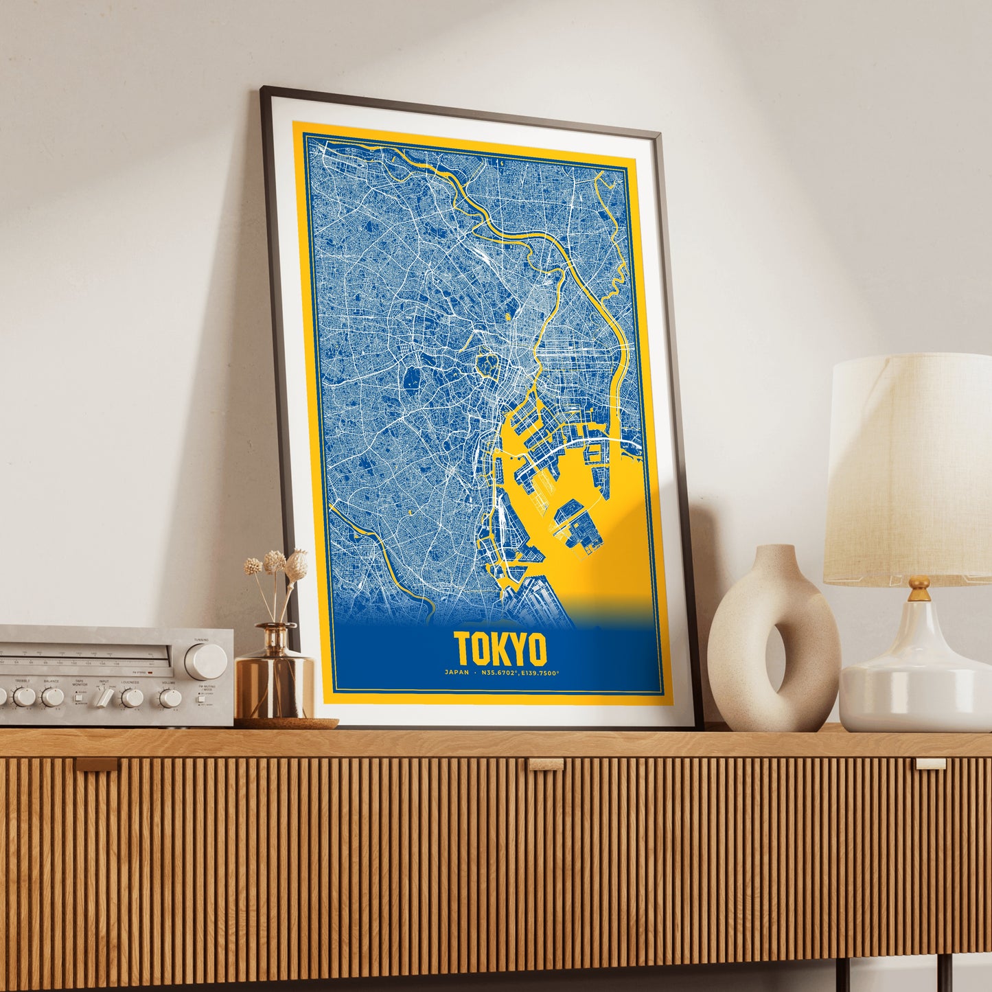 Tokyo Blockbuster Map Poster