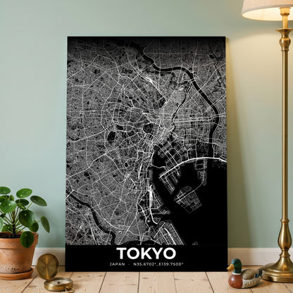 Tokyo Elegant Map Poster