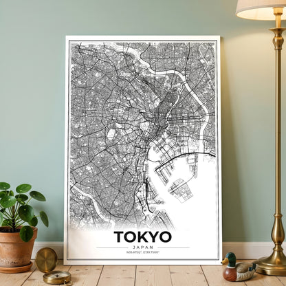 Tokyo Modern Map Poster