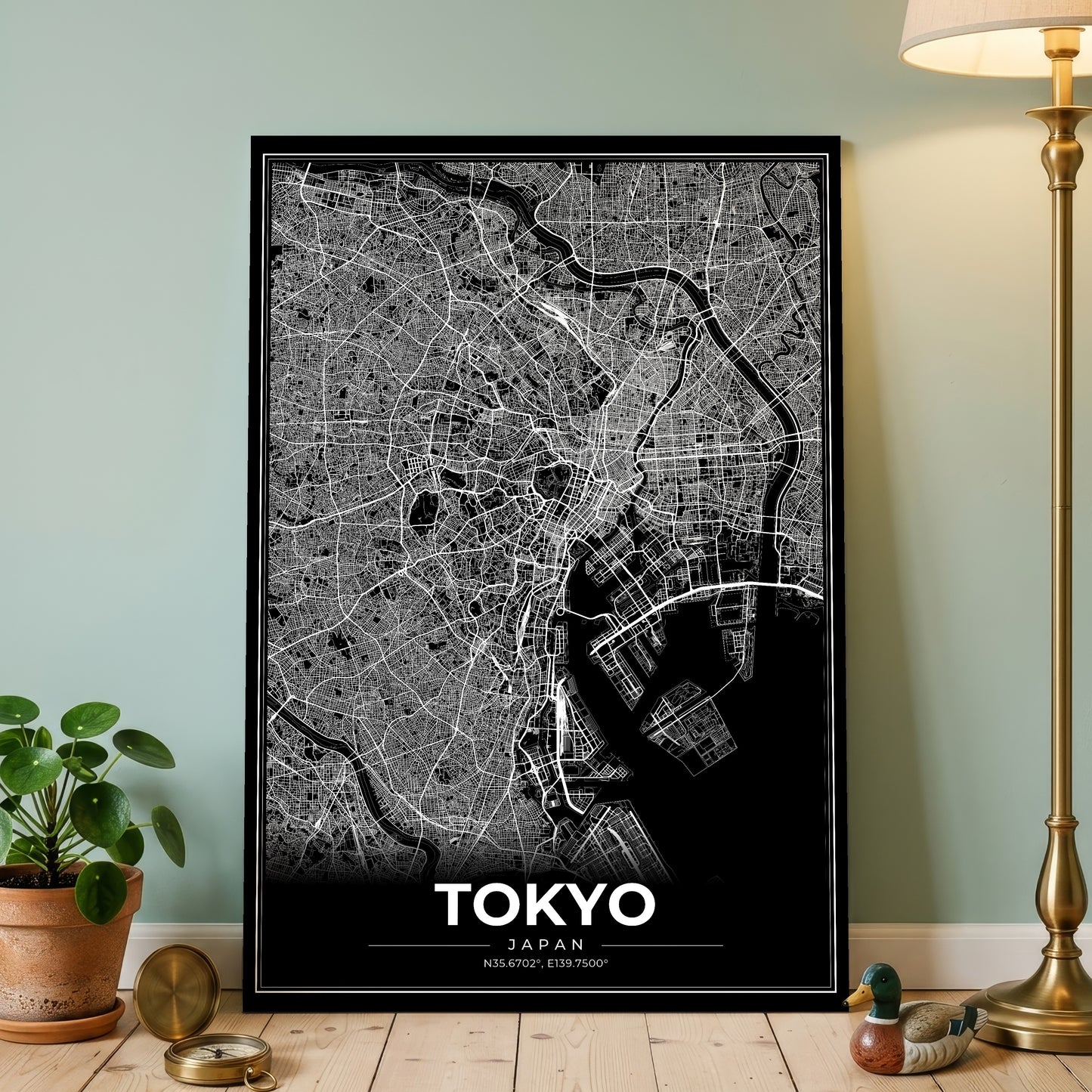 Tokyo Modern Map Poster