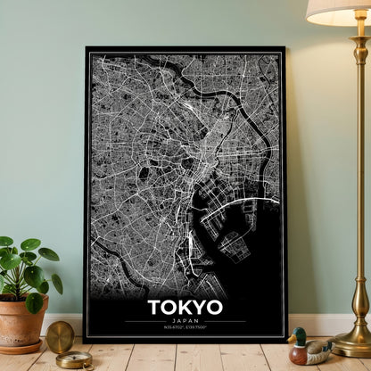 Tokyo Modern Map Poster