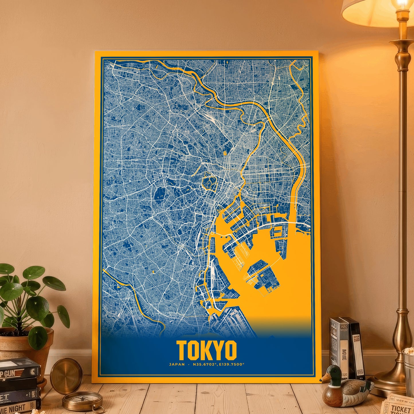 Tokyo Blockbuster Map Poster