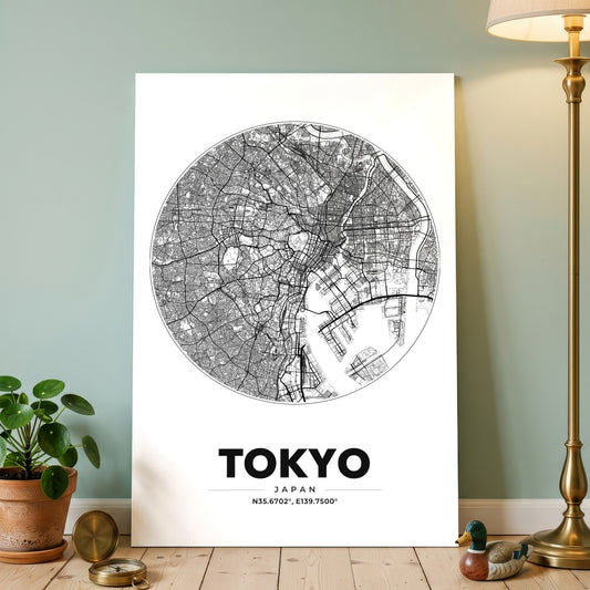 Tokyo Spot Map Poster