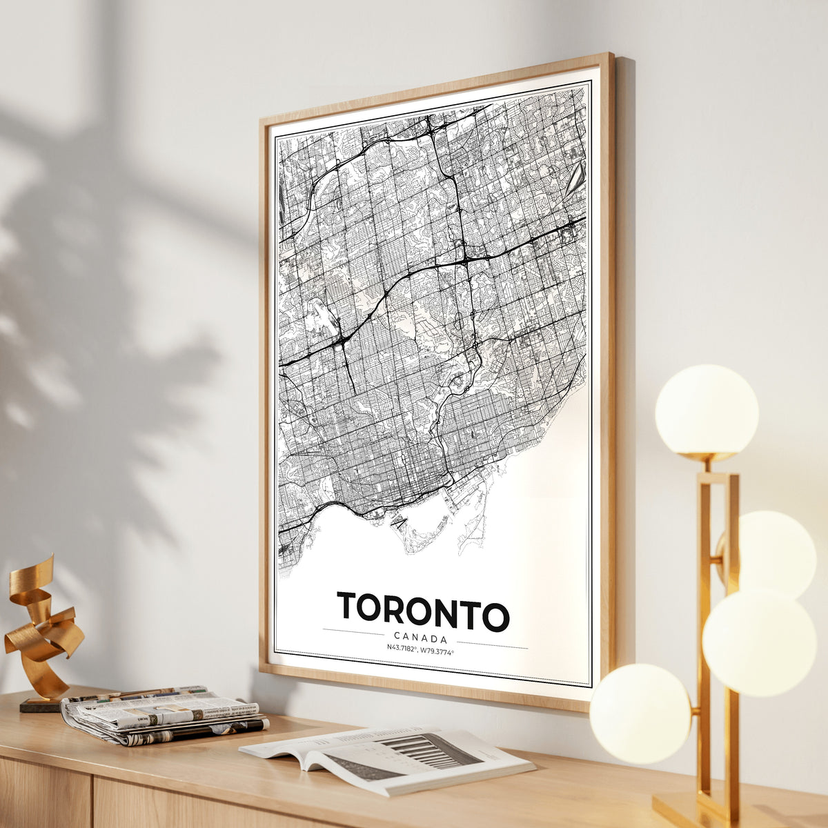 Toronto Modern Map Poster