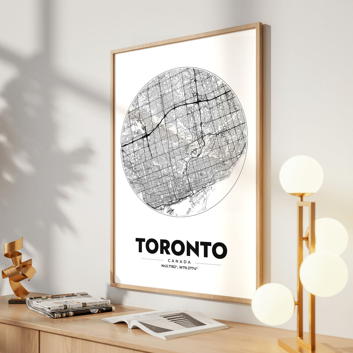 Toronto Spot Map Poster