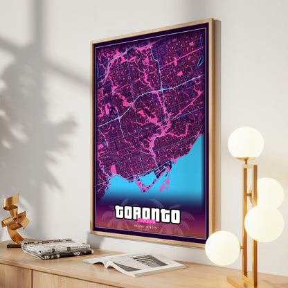 Toronto GTA Map Poster