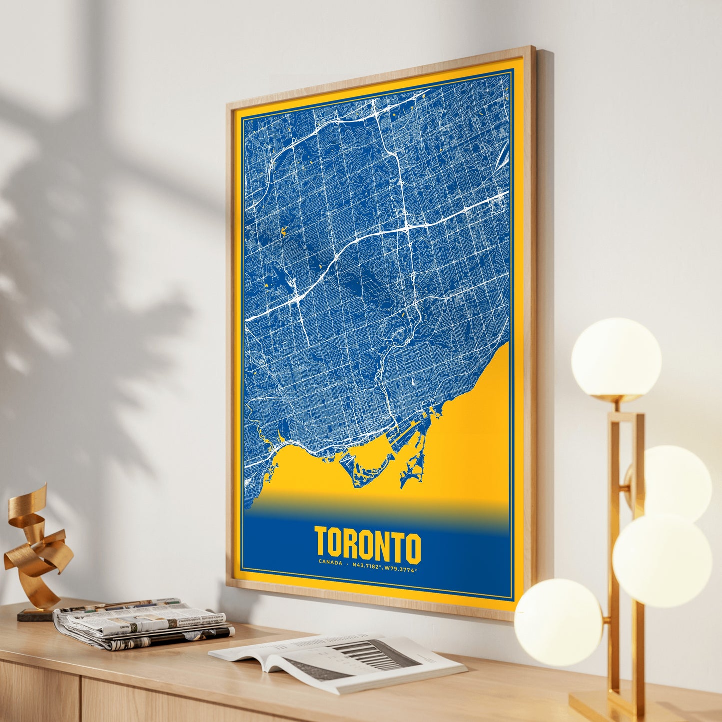 Toronto Blockbuster Map Poster