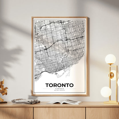 Toronto Modern Map Poster