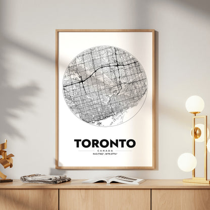 Toronto Spot Map Poster