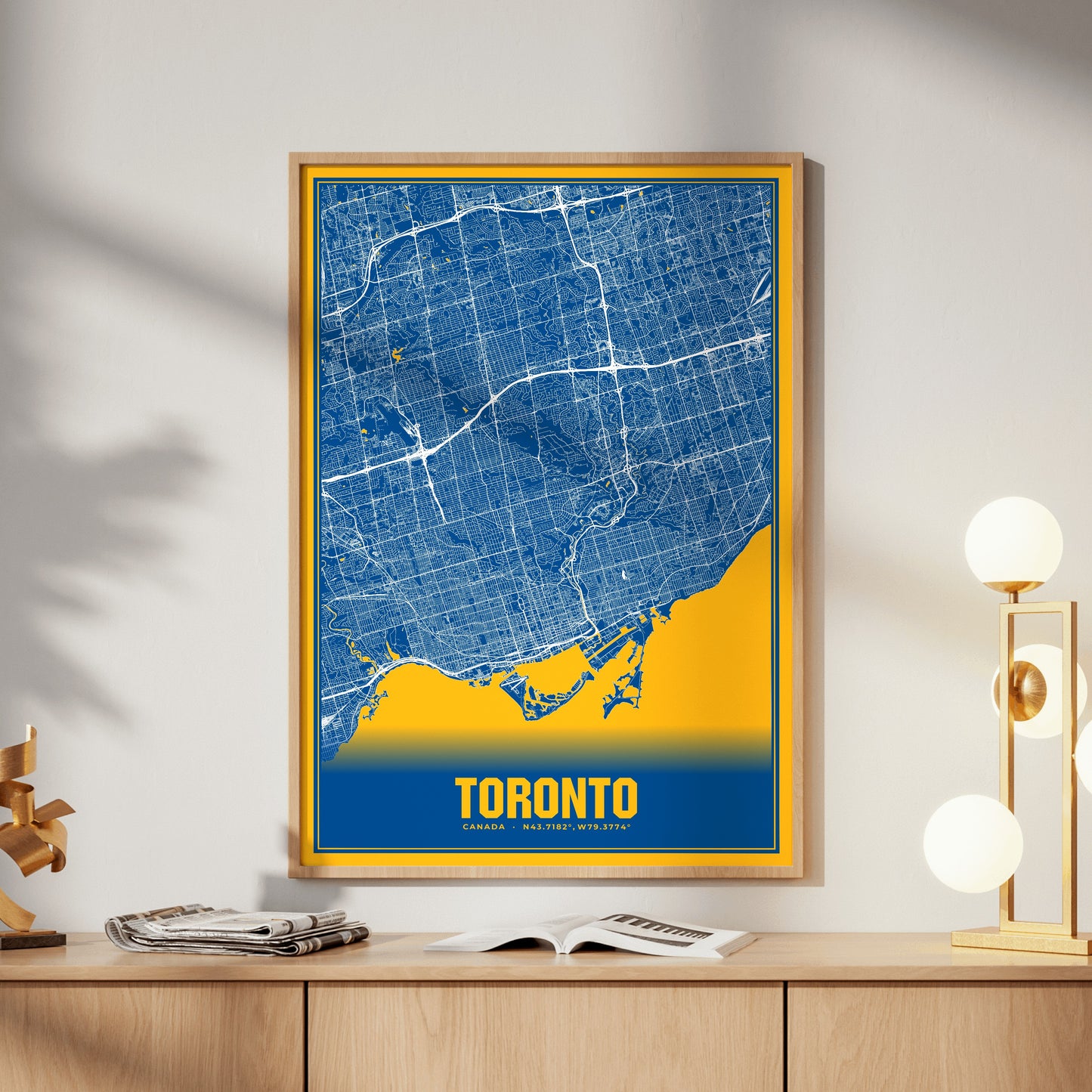 Toronto Blockbuster Map Poster