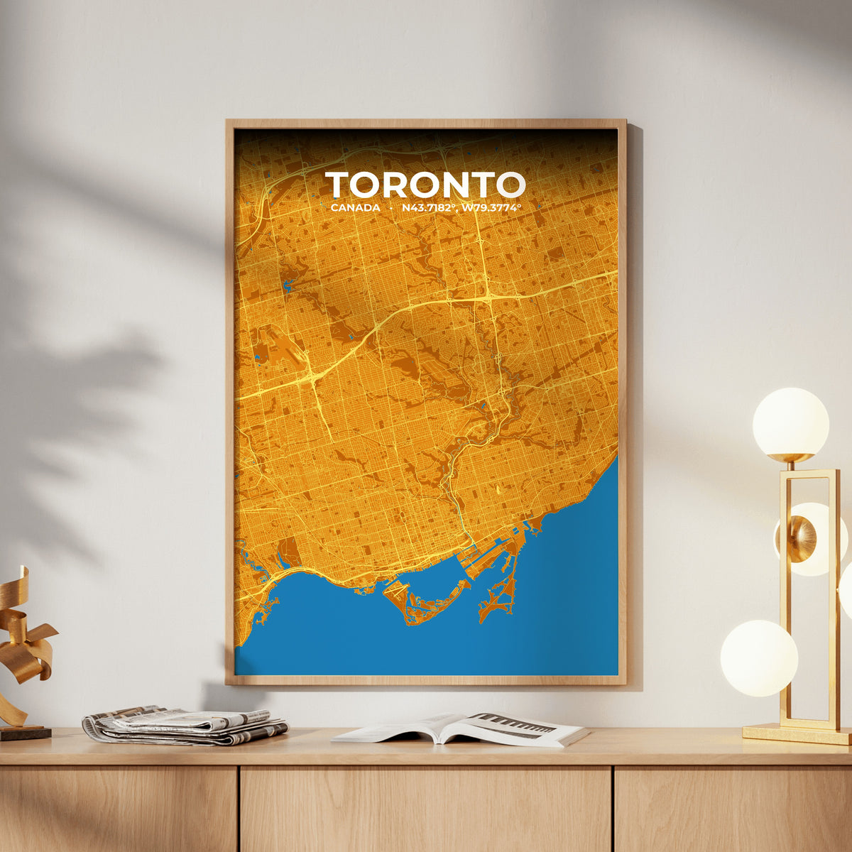 Toronto Scorch Map Poster