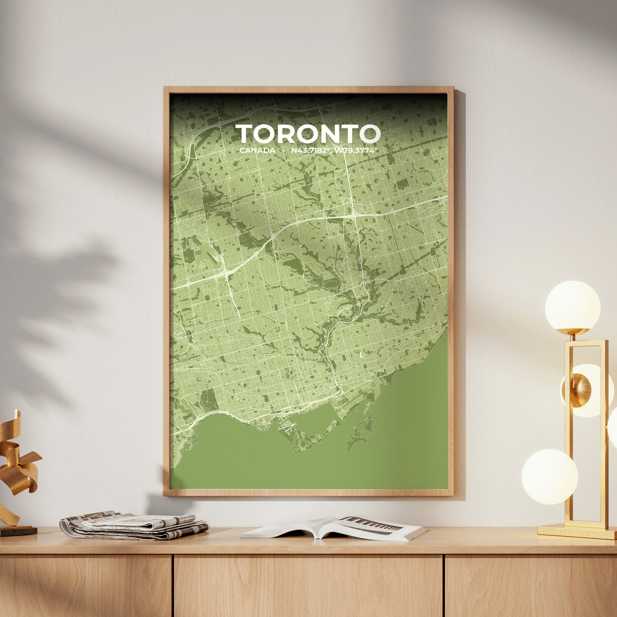 Toronto Grove Map Poster
