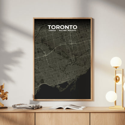 Toronto Sable Map Poster