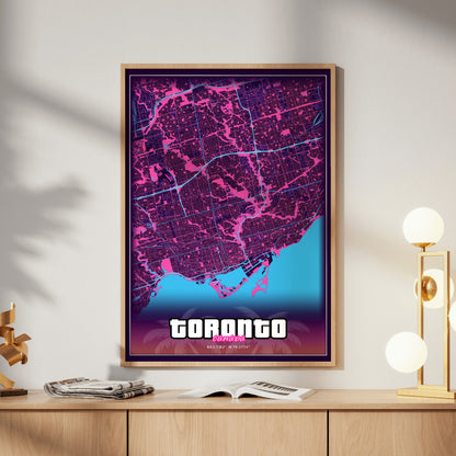 Toronto GTA Map Poster