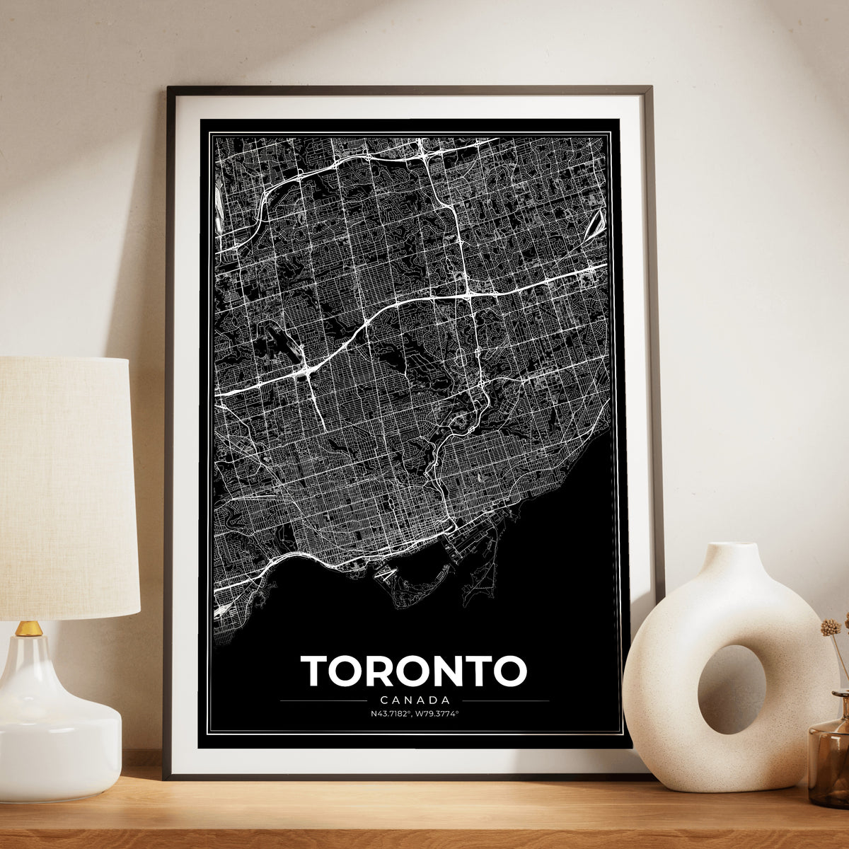 Toronto Modern Map Poster
