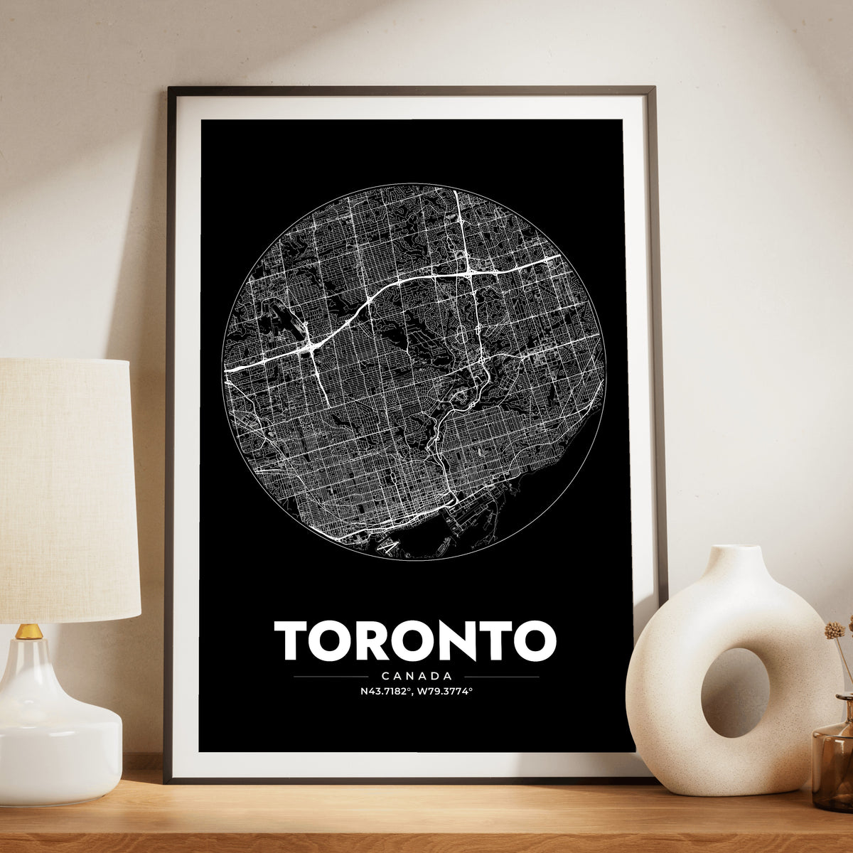 Toronto Spot Map Poster