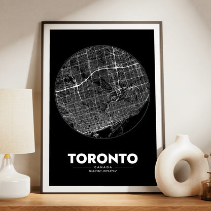Toronto Spot Map Poster