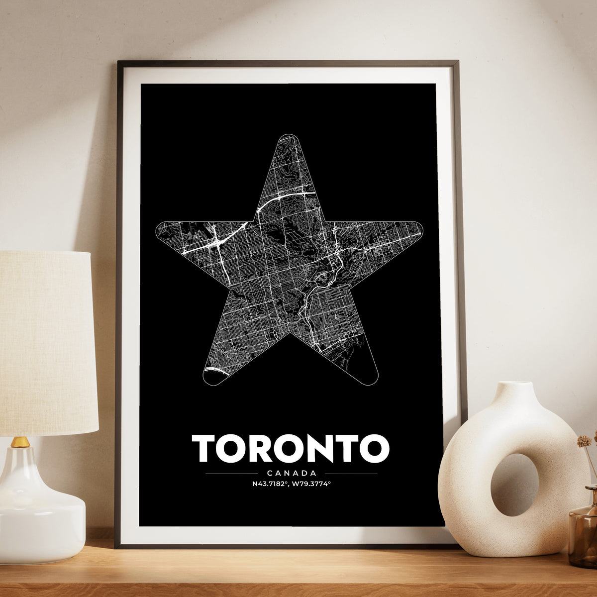 Toronto Star Map Poster