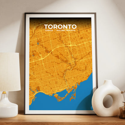 Toronto Scorch Map Poster