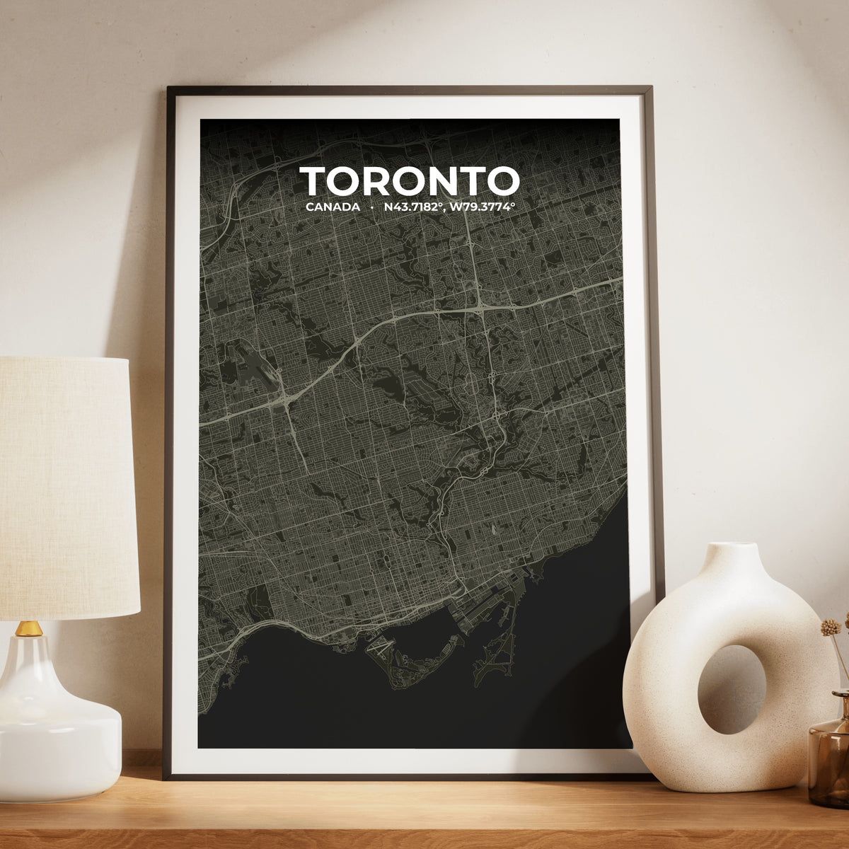 Toronto Sable Map Poster