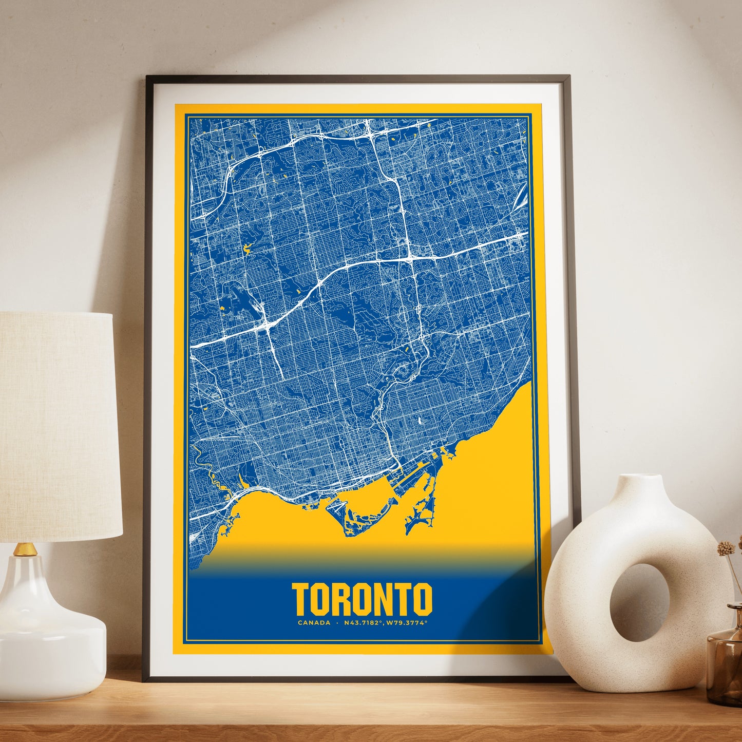 Toronto Blockbuster Map Poster