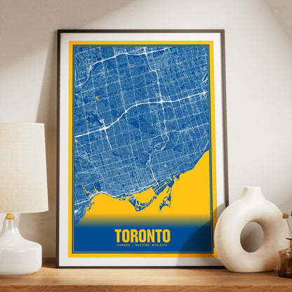 Toronto Blockbuster Map Poster