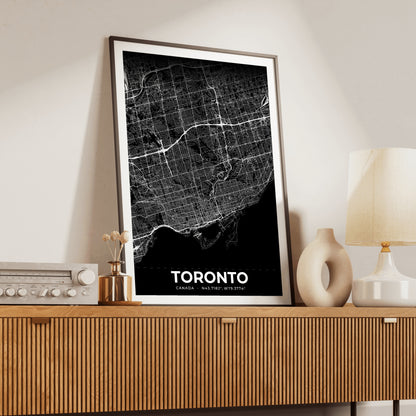 Toronto Elegant Map Poster