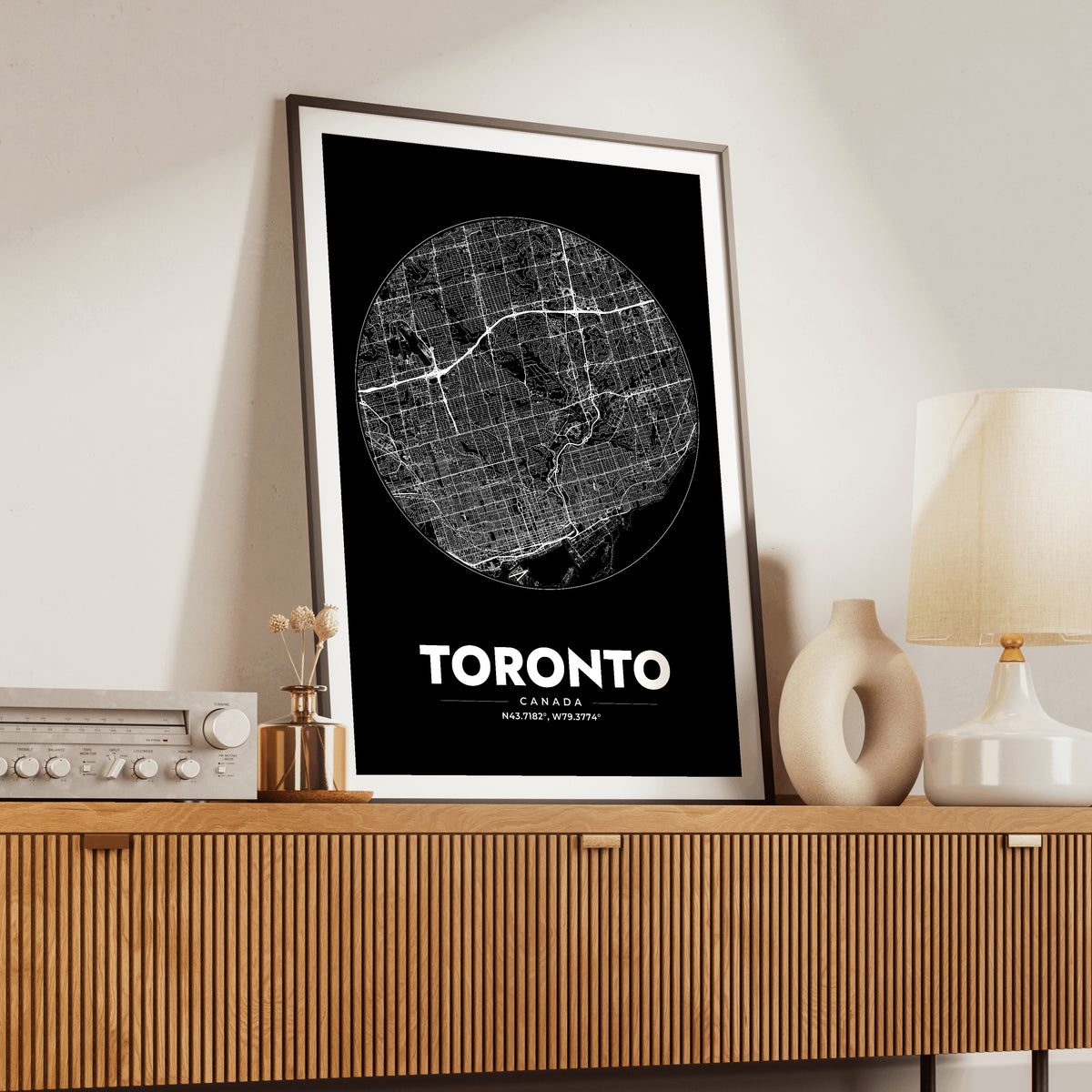 Toronto Spot Map Poster