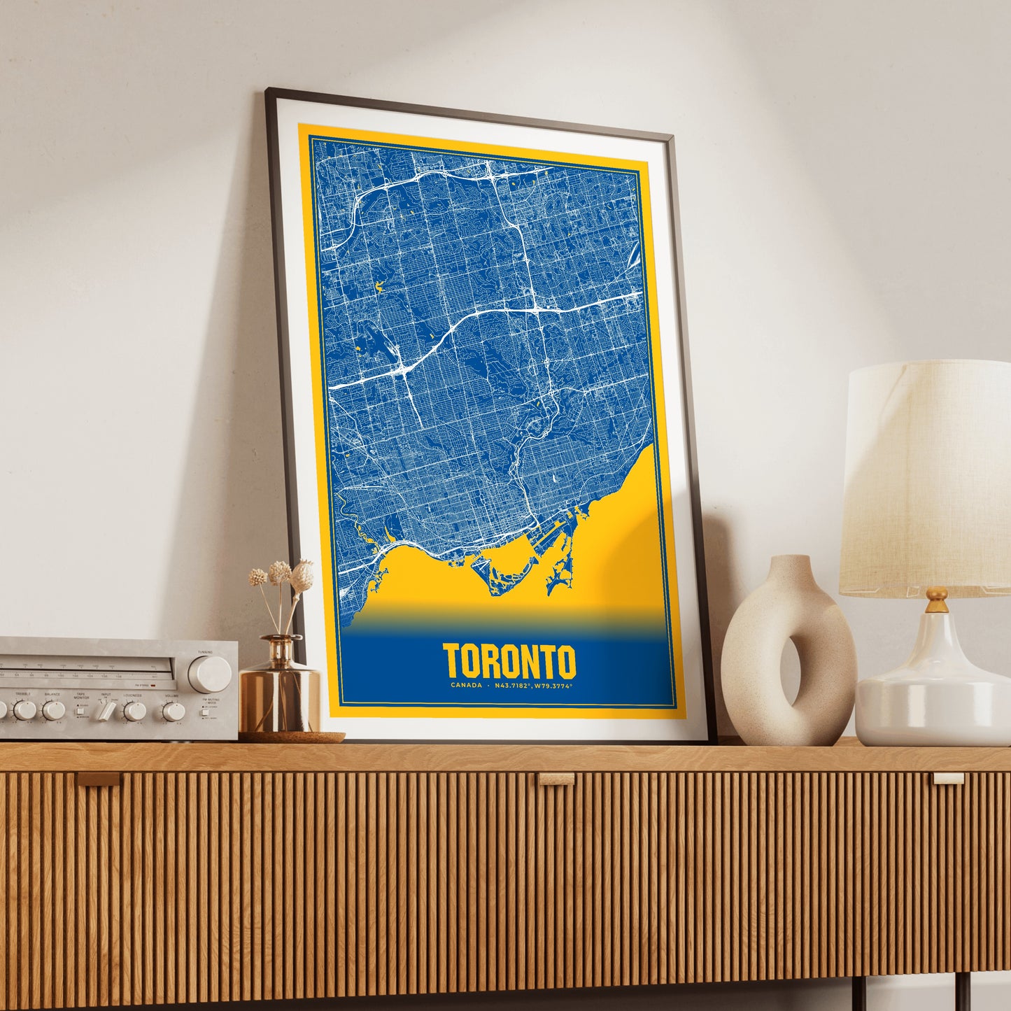 Toronto Blockbuster Map Poster