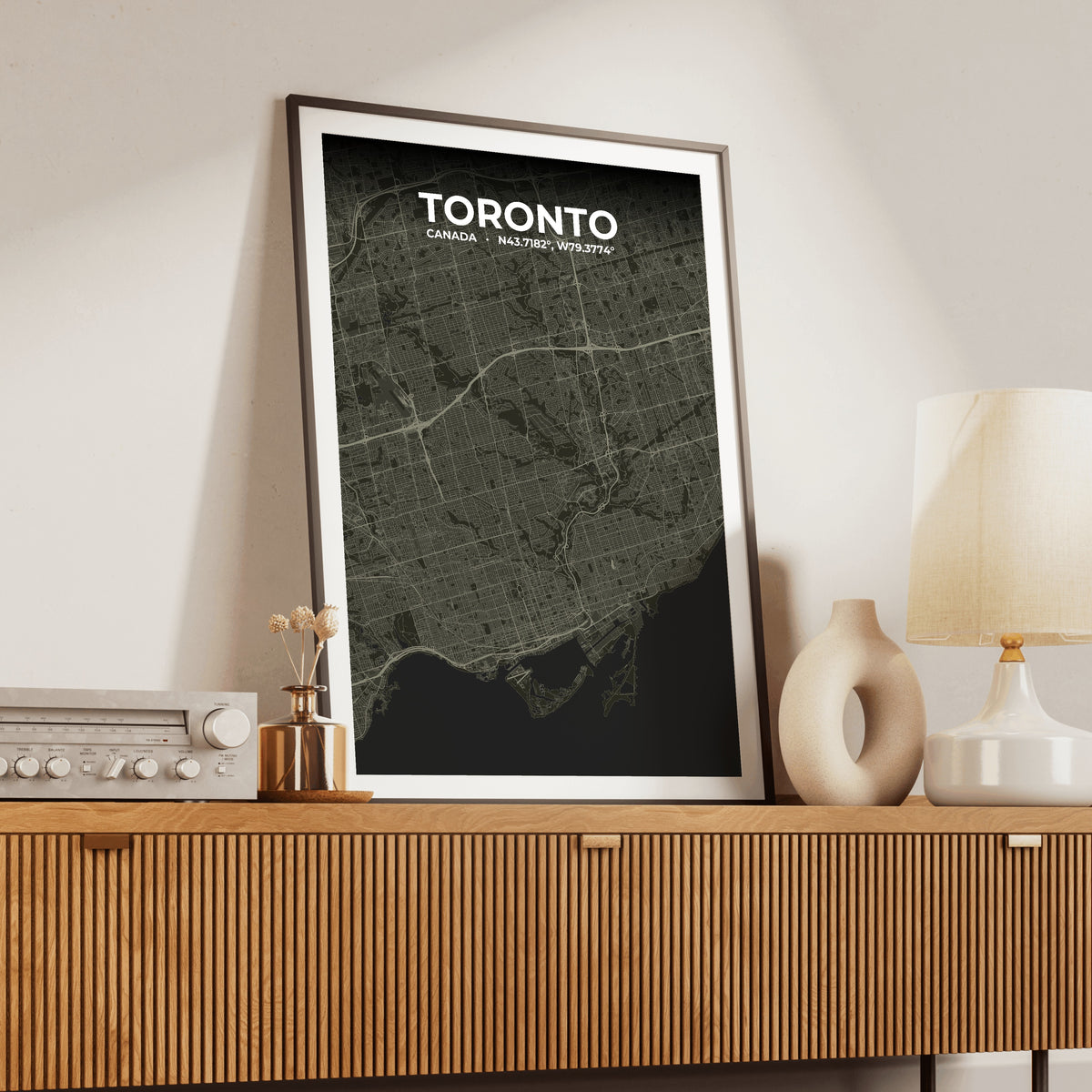 Toronto Sable Map Poster