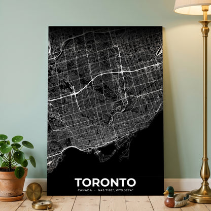 Toronto Elegant Map Poster