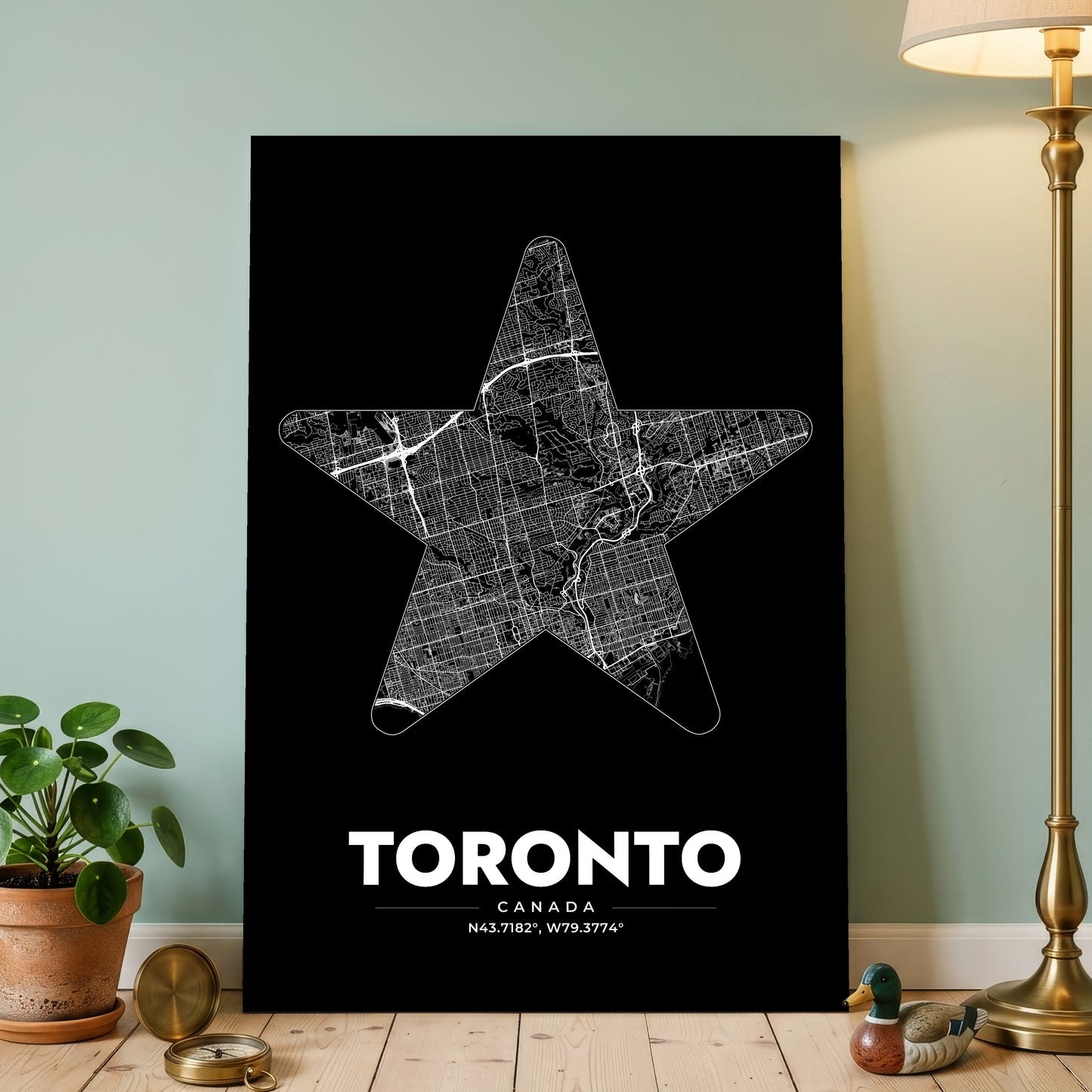 Toronto Star Map Poster